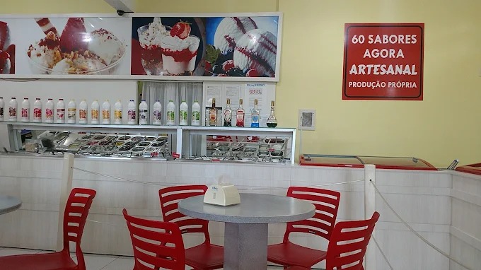 Primeira sorveteria 60 Sabores